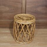 Rattan stool Italy 1960s