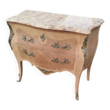 Louis XV style antique marquetry chest of drawers