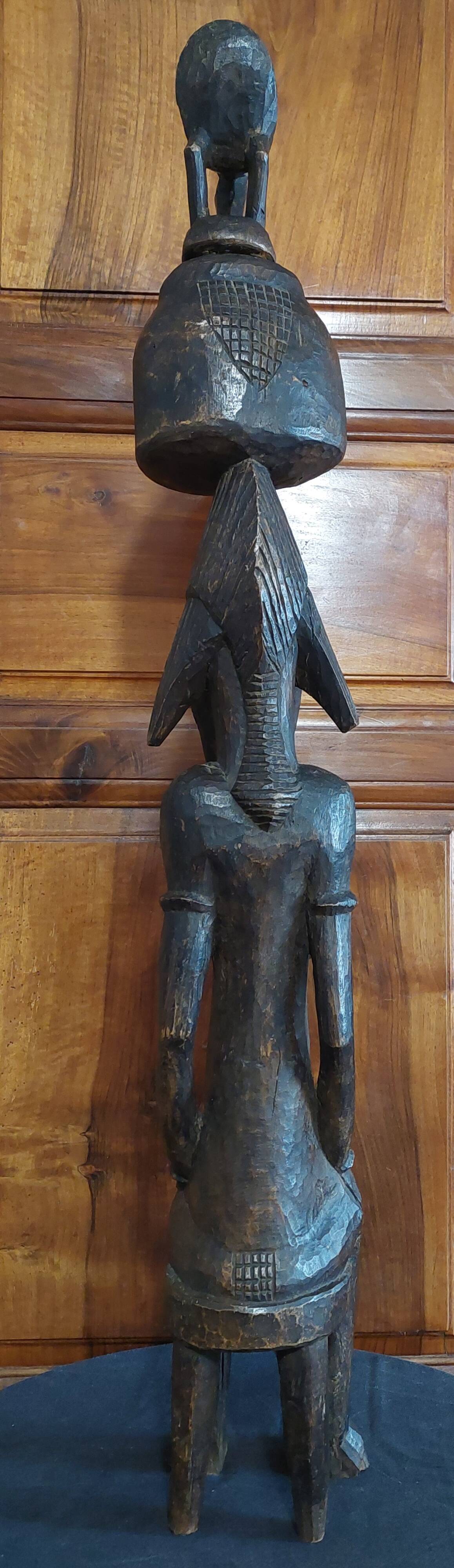Statue de divination Sénoufo tugubele, Côte d'Ivoire seconde moitié du XXème s.