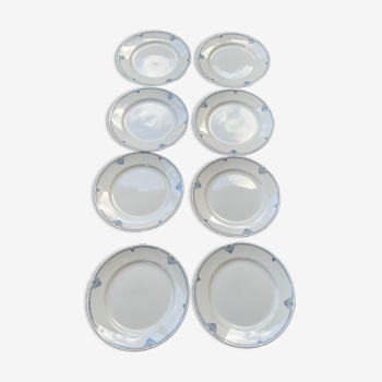 8 flat plates Villeroy and Boch