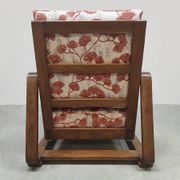Fauteuil courbé réglable en bois courbé du milieu du siècle