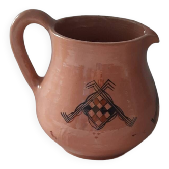 Ethnic style terracotta pitcher