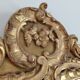 19th-century gilded wooden mirror