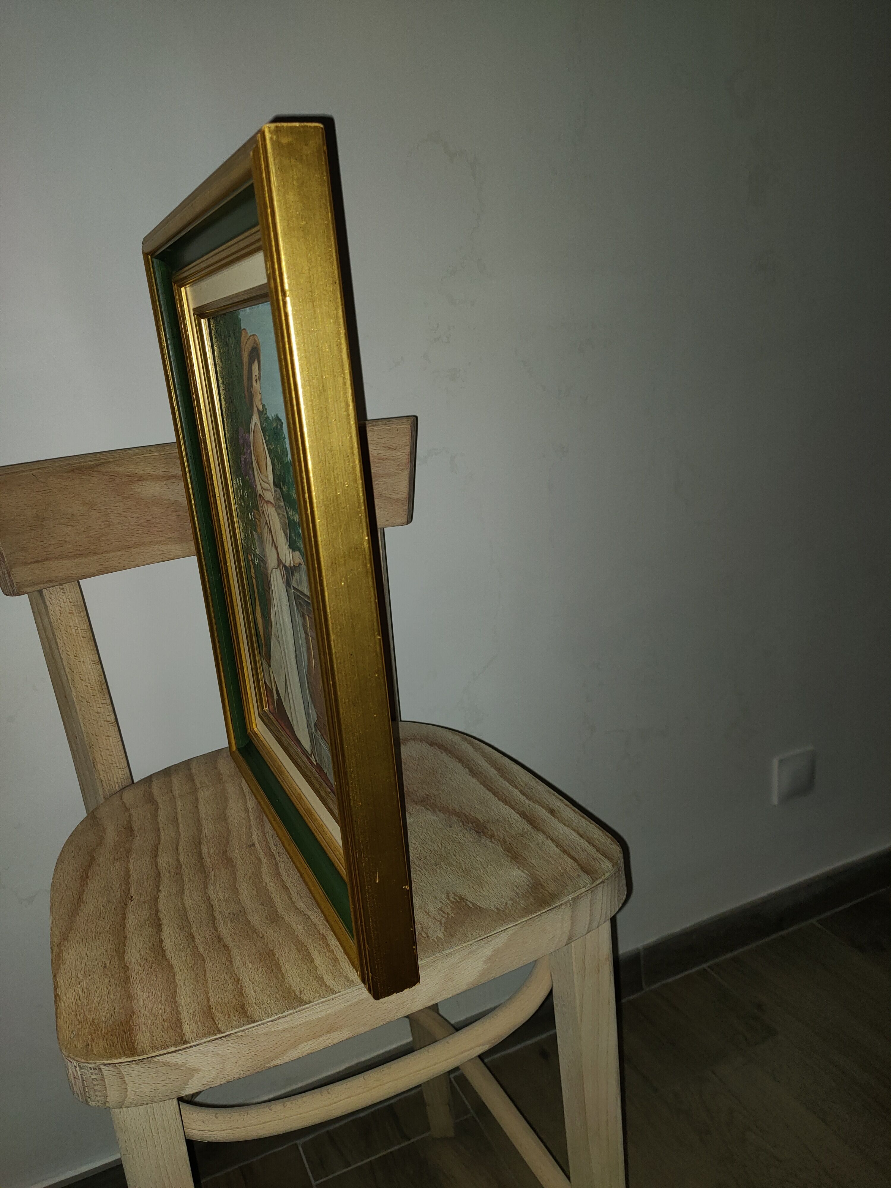 Signed canvas painting