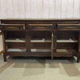 1950s oak sideboard in the style of Robert Micheau Vernez