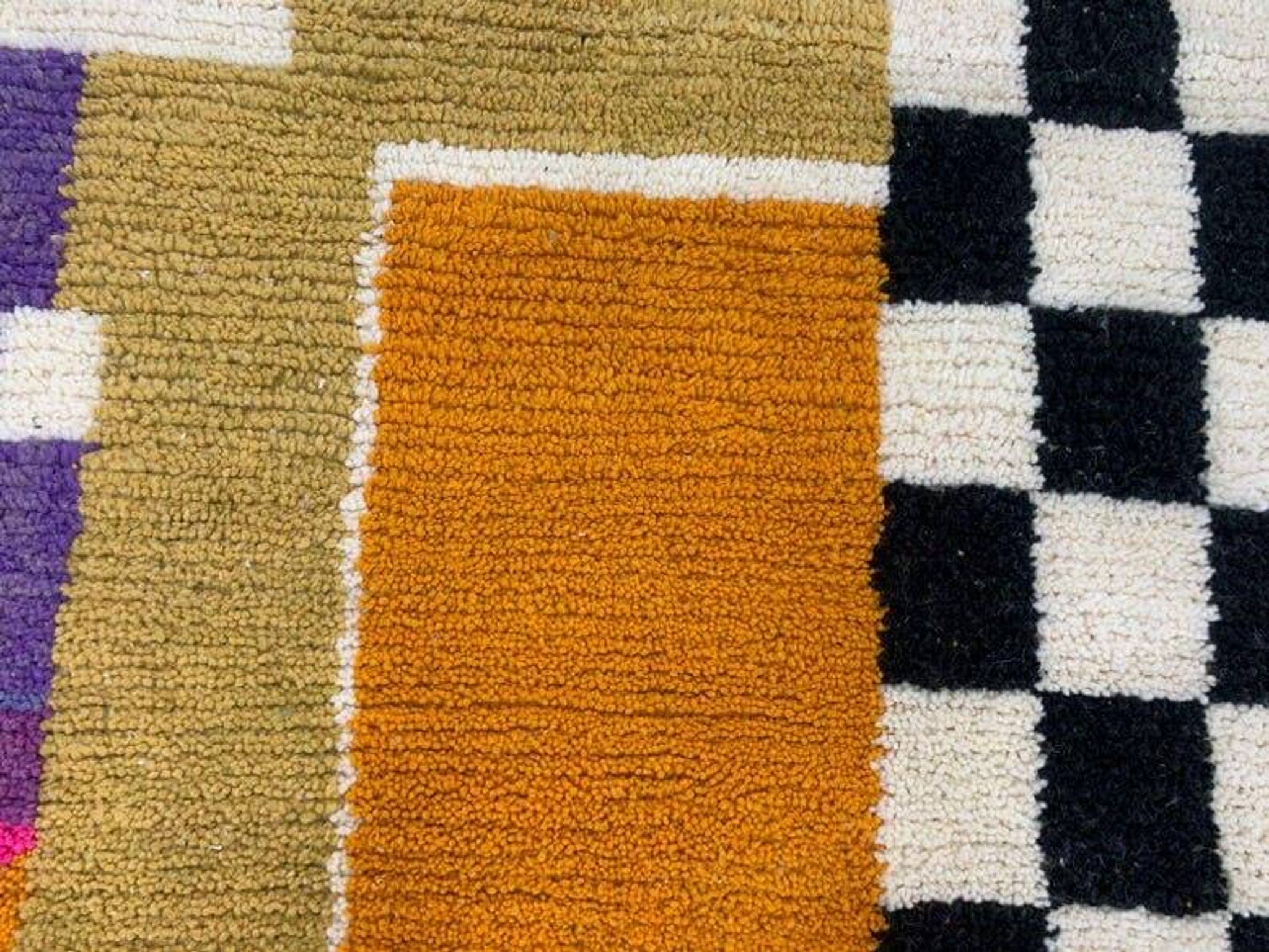 Tapis berbère marocain fait main grande taille 200 x 300 cm