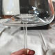 2 glasses a vin rogaska very original shape crystal handmade model armonia