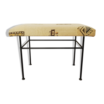 Mid-Century Modern iron stool
