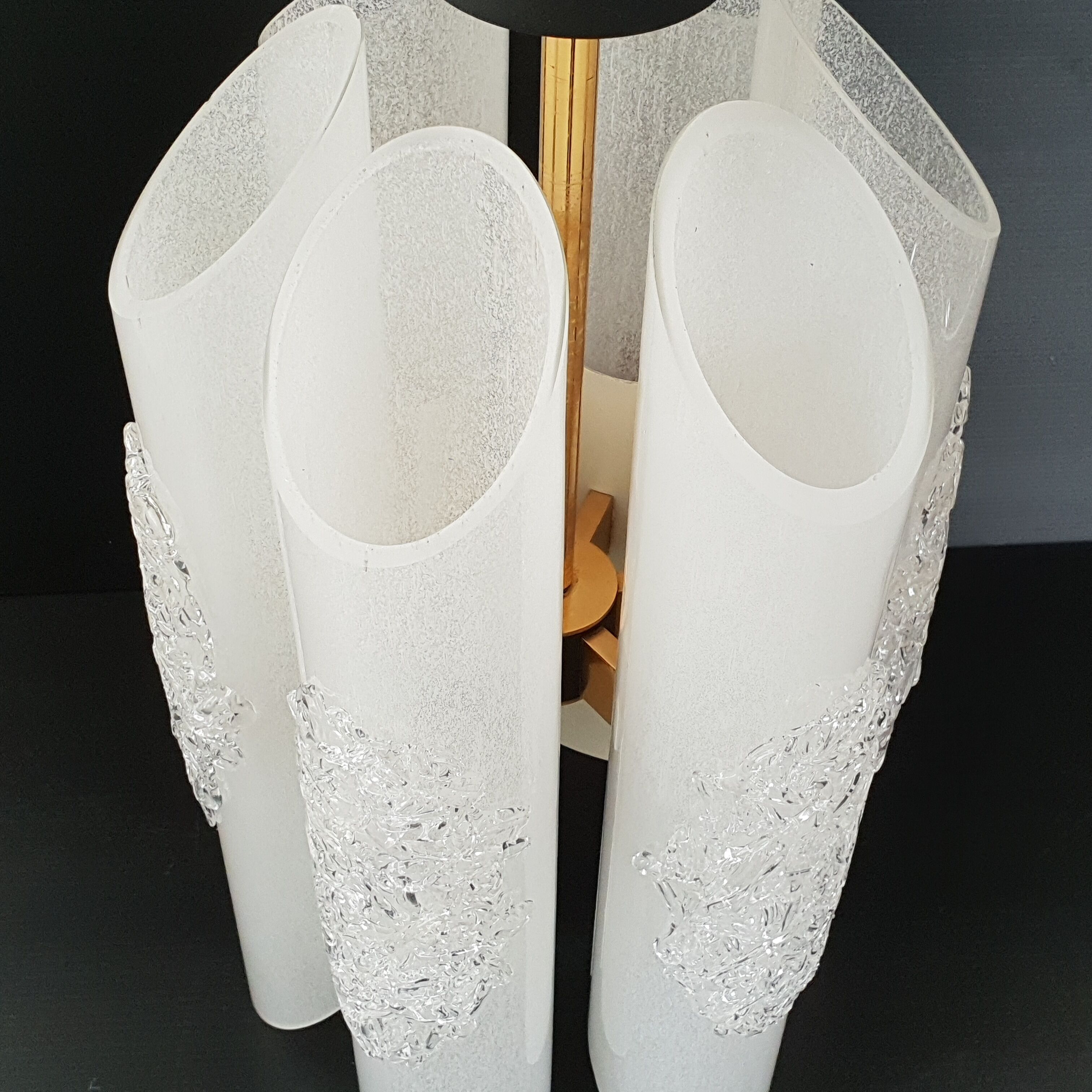 Vintage Murano 1960 Italian glass chandelier