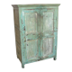 Green lacquered wood cabinet