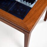 Scandinavian coffee table wood and ceramic