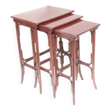 Thonet 20th Century Nesting Tables, Stained Beech