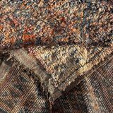 Large Boujad Berber carpet in salmon wool