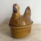Ceramic hen, vintage zoomorphic terrine