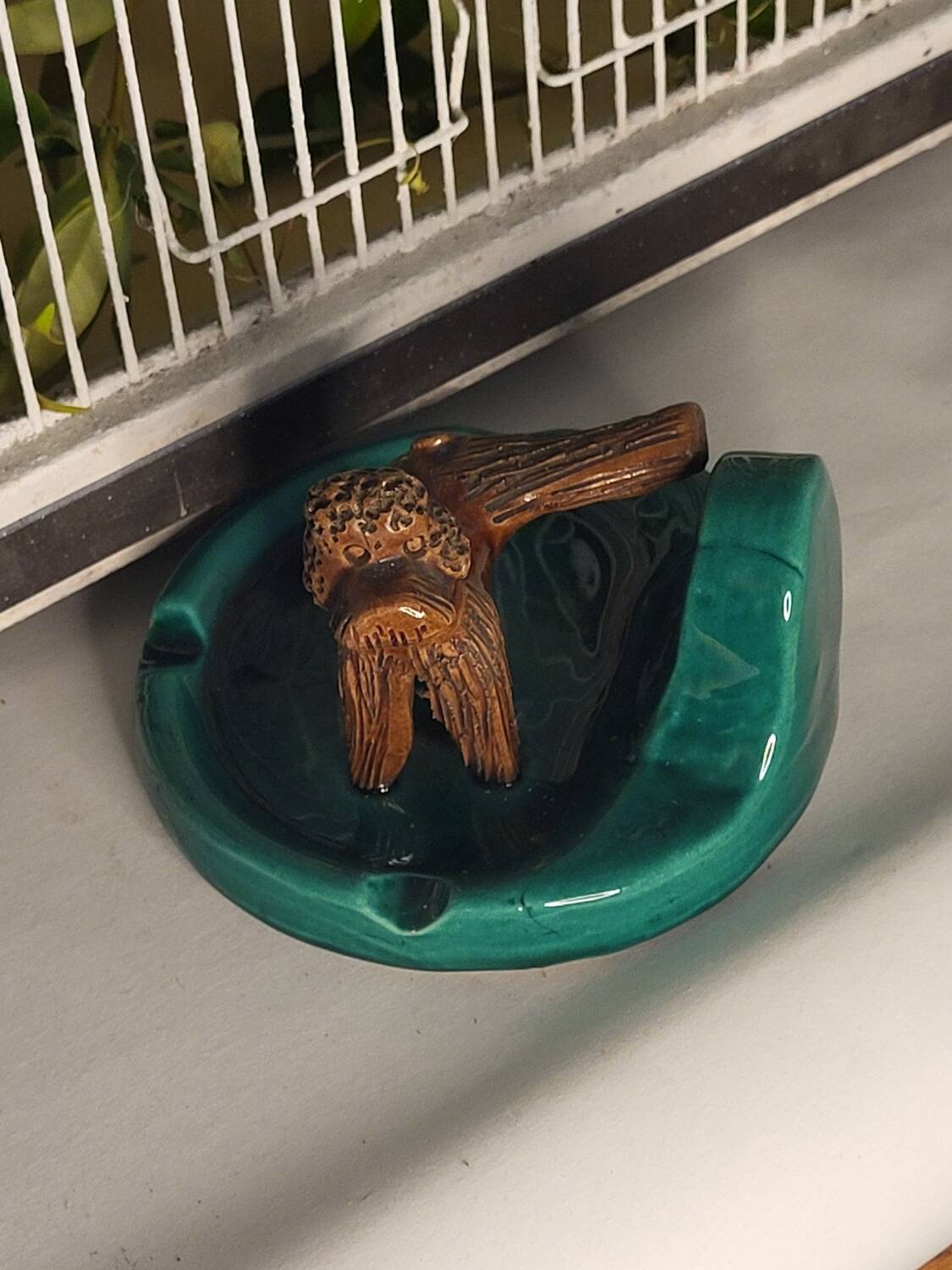 Vintage dog ashtray