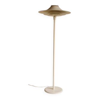 Grand lampadaire blanc moderne du milieu du siècle - Modèle Adina de LYFY Danemark. années 1970.