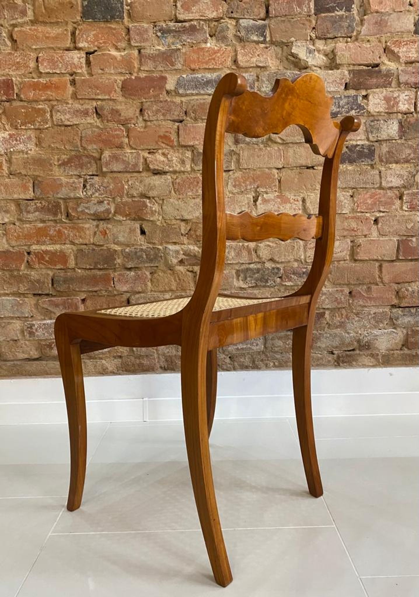 Ensemble de 2 chaises Biedermeier, Autriche, début du 19ème siècle