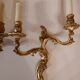 Pair of bronze Wall light