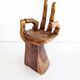 Table d'appoint en bois de suar façonnée à la main, années 1970