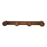 Coat rack with 4 wooden hooks