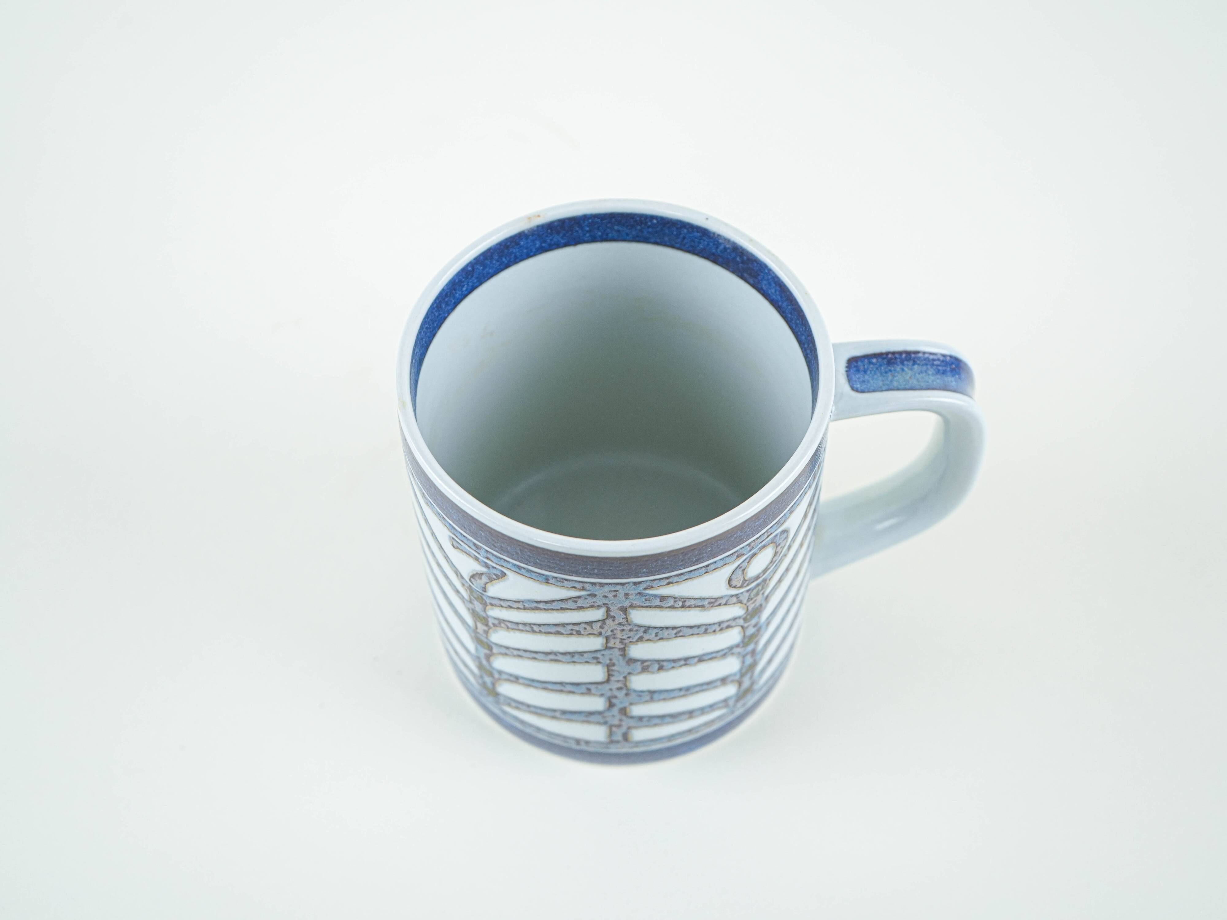 Porcelain mug, Danish design, 1970s, manufacturer: Royal Copenhagen
