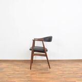 Danish Teak & Leather Armchair by Th. Harlev for Farstrup Møbler