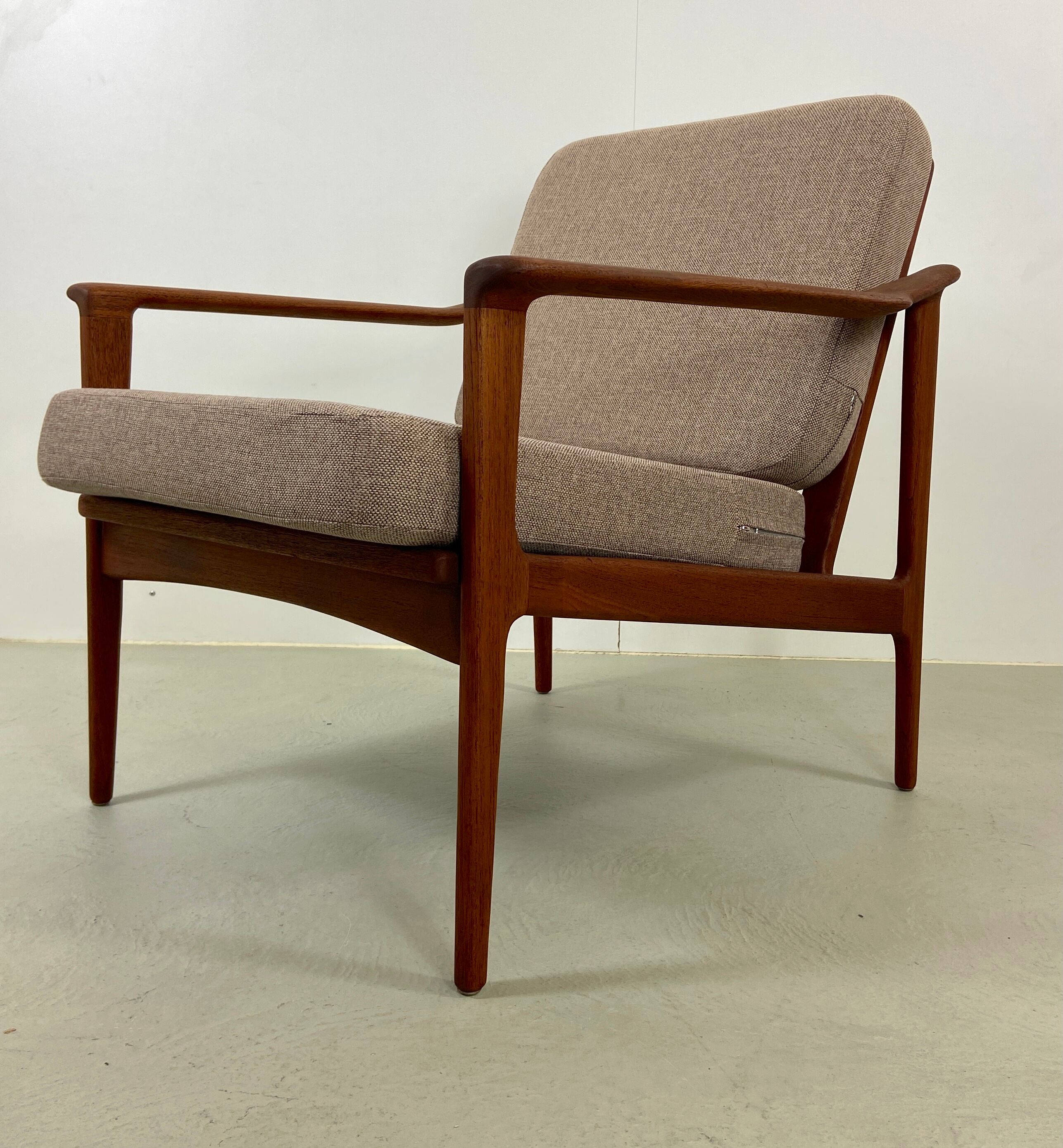 Danish teak armchair by Ib Kofod-Larsen for Selig