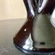 Double blue Fat Lava vase