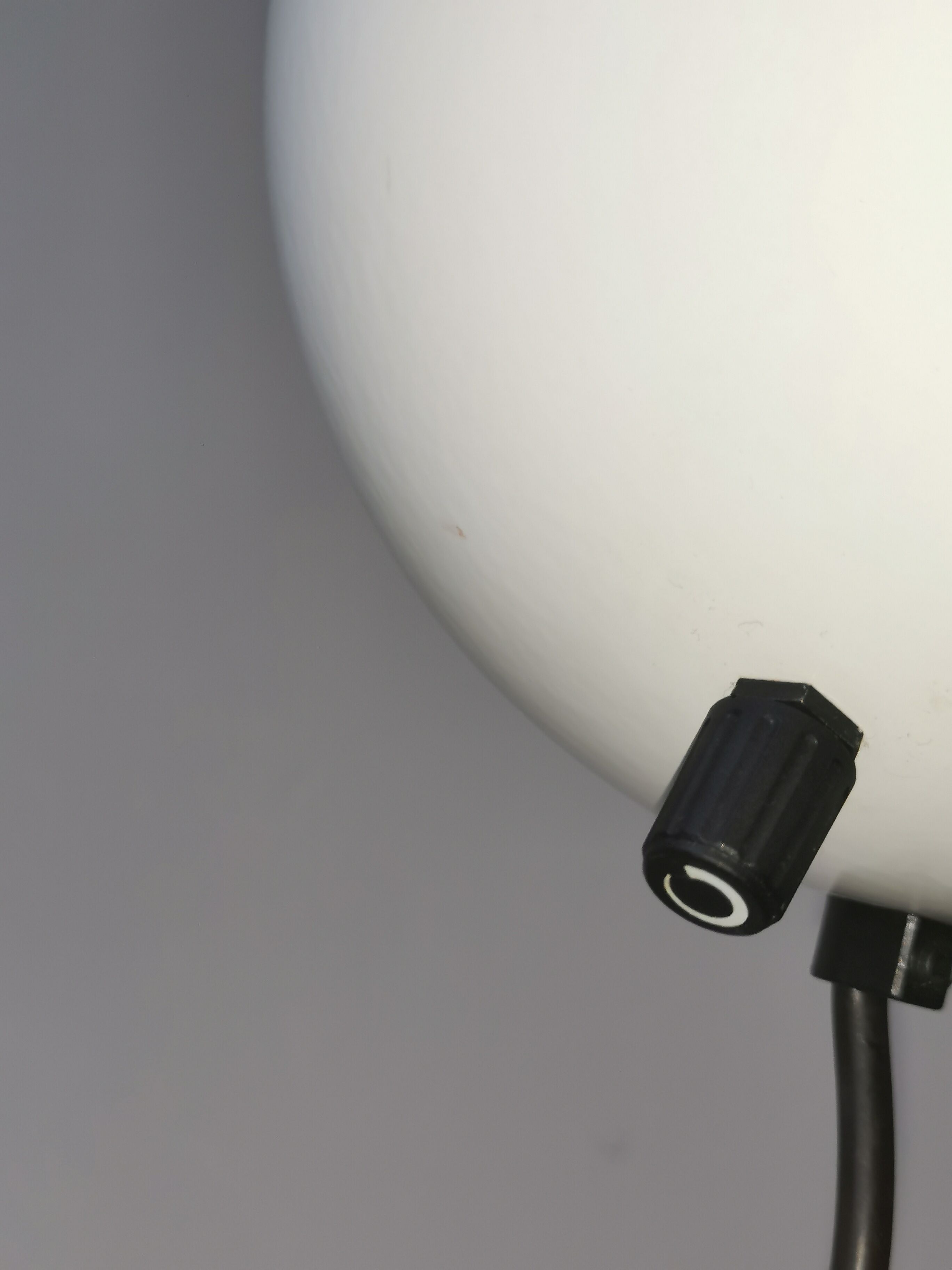 Space age lamp with 4 articulated spots, eyeball, sci-fi, 1970.