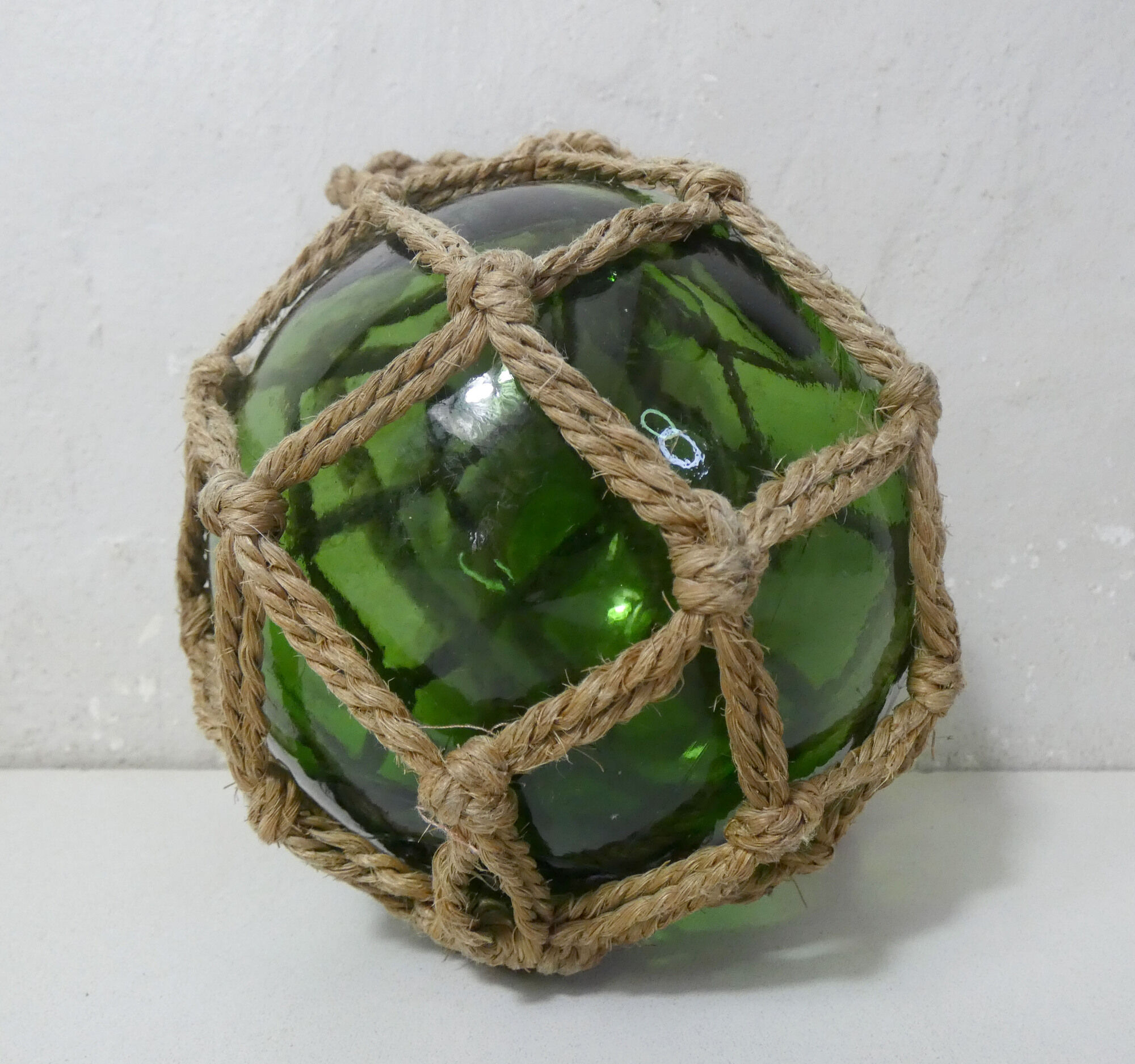 Green Float Glass Ball for Vintage Water Garden