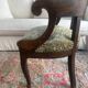 Restoration period armchair in solid walnut – France, circa 1820-1830