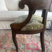 Restoration period armchair in solid walnut – France, circa 1820-1830