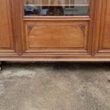 Art Nouveau display bookcase in walnut, circa 1910