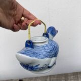 Chinese blue duck teapot