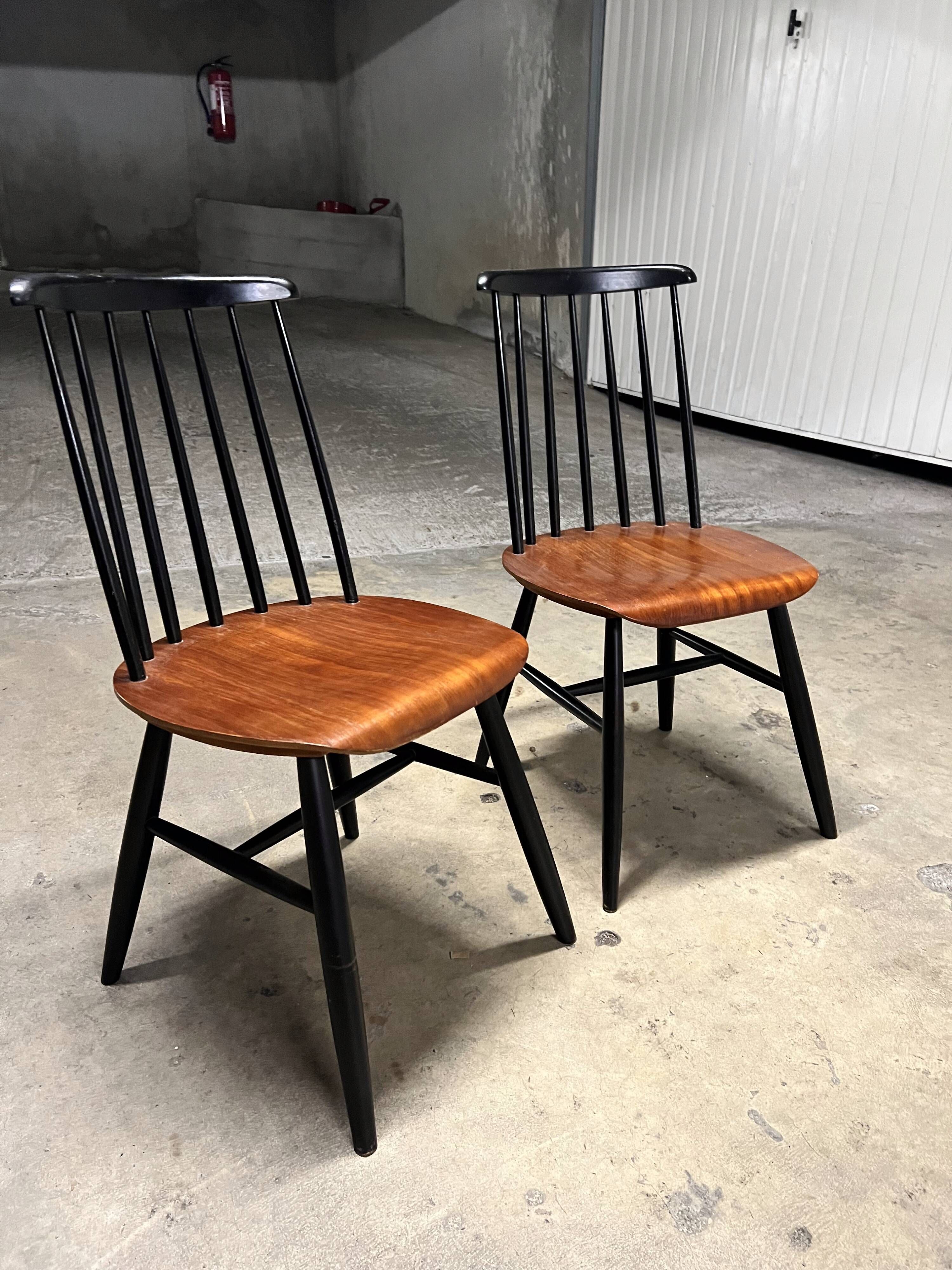 Pair of "Fanett" chairs by Ilmari Tapiovaara, 1960