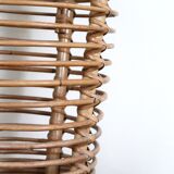 Bamboo and rattan umbrella stand, 1950s