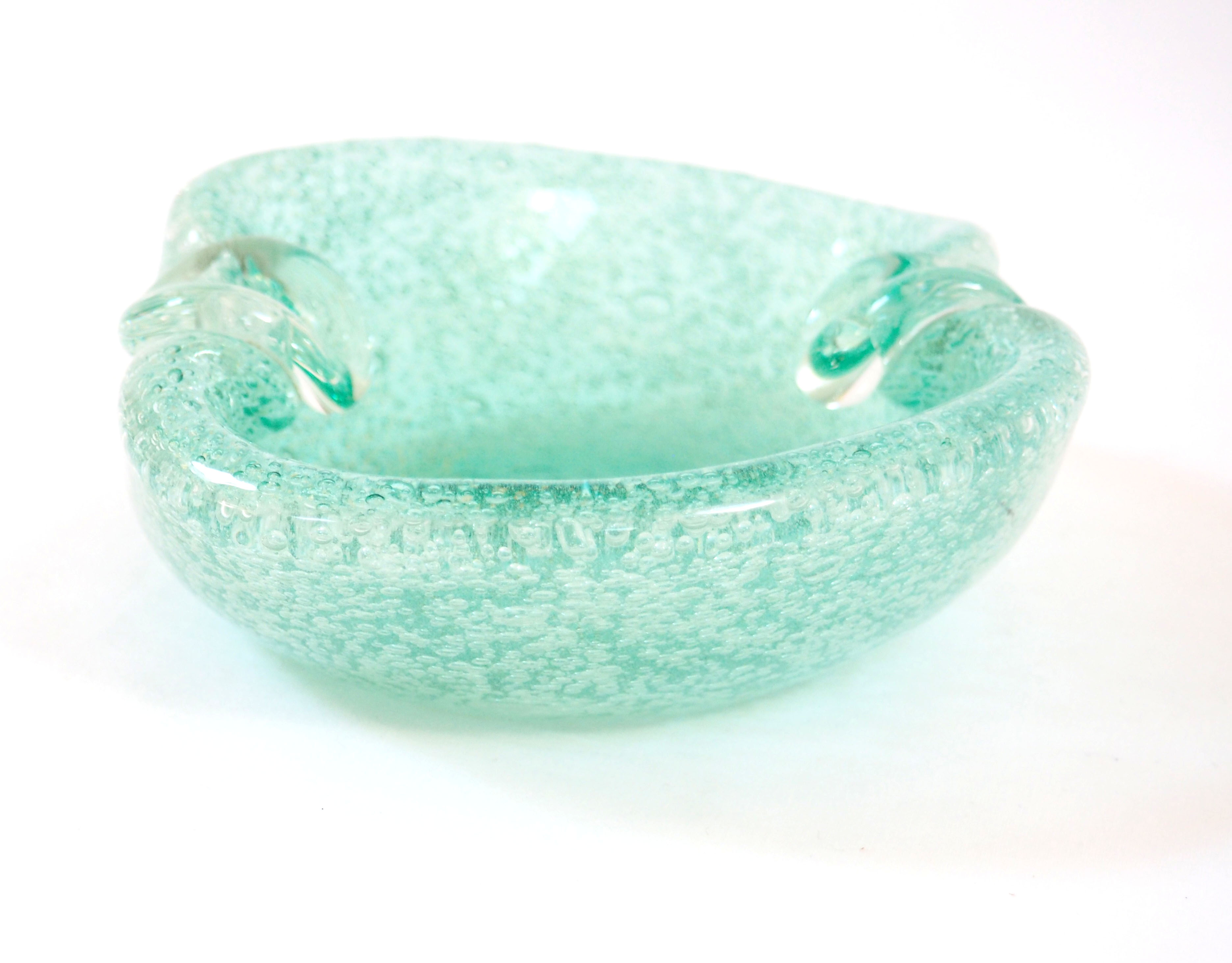 Turquoise Crystal Cigar Ashtray