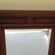 Henri II trumeau mirror for a fireplace in solid walnut.