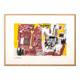 Jean-Michel Basquiat. Numbered color silkscreen print. 1990s.