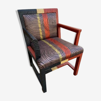 Art Deco armchair inspired by Jean Dunand