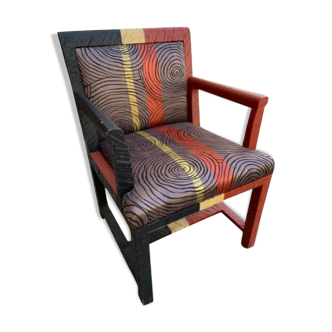 Art Deco armchair inspired by Jean Dunand