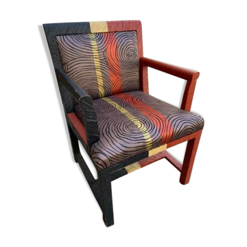 Art Deco armchair inspired by Jean Dunand