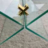 Vintage glass magazine holder