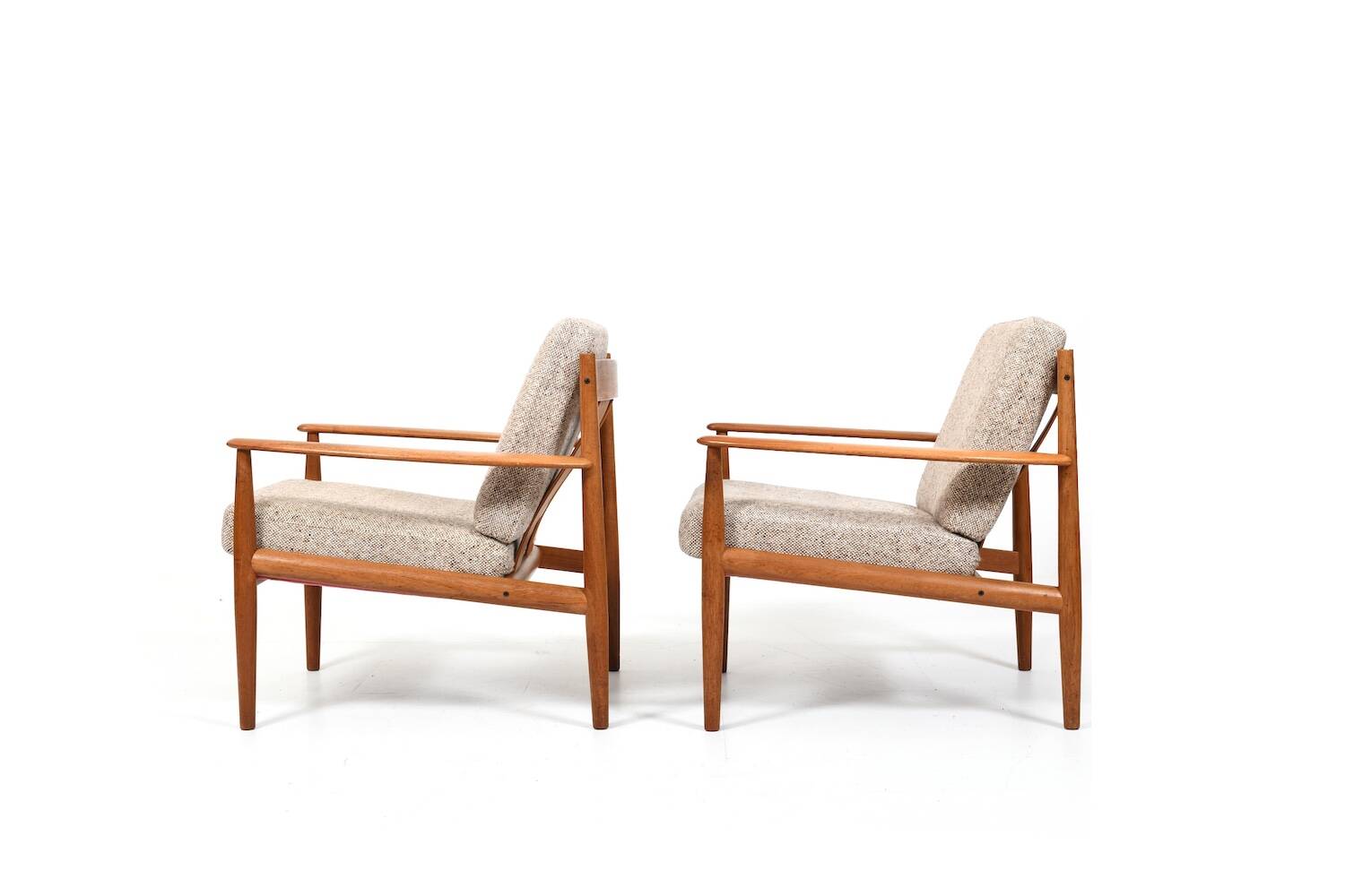 Pair of Easychairs, Model 118 by Grete Jalk 1962
