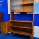 Storage cabinet with showcase of the 60s pedestal shelf