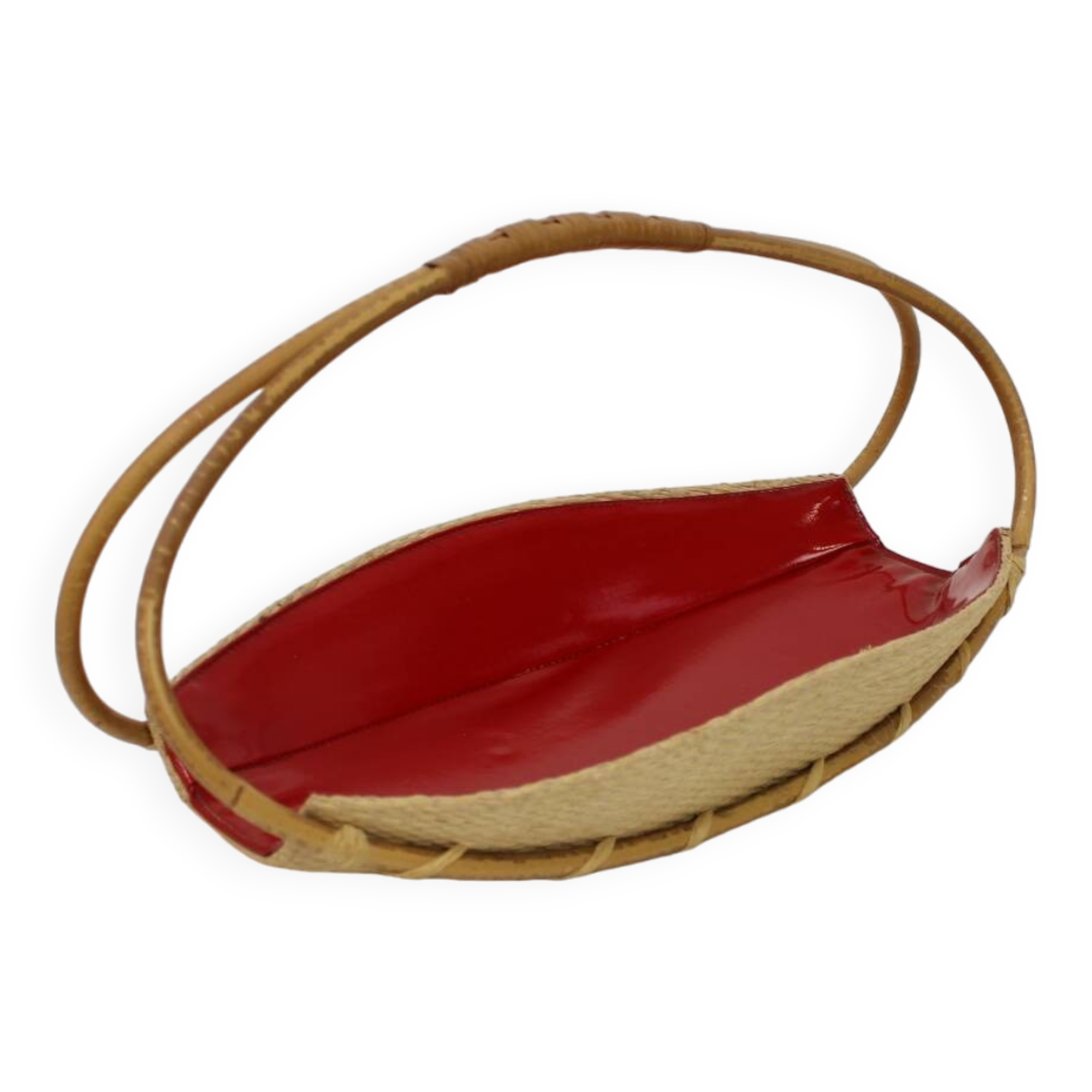 Vintage Decorative Basket, 1950's, Czechoslovakia