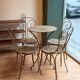 Garden furniture in wrought iron – 19th century, around 1880