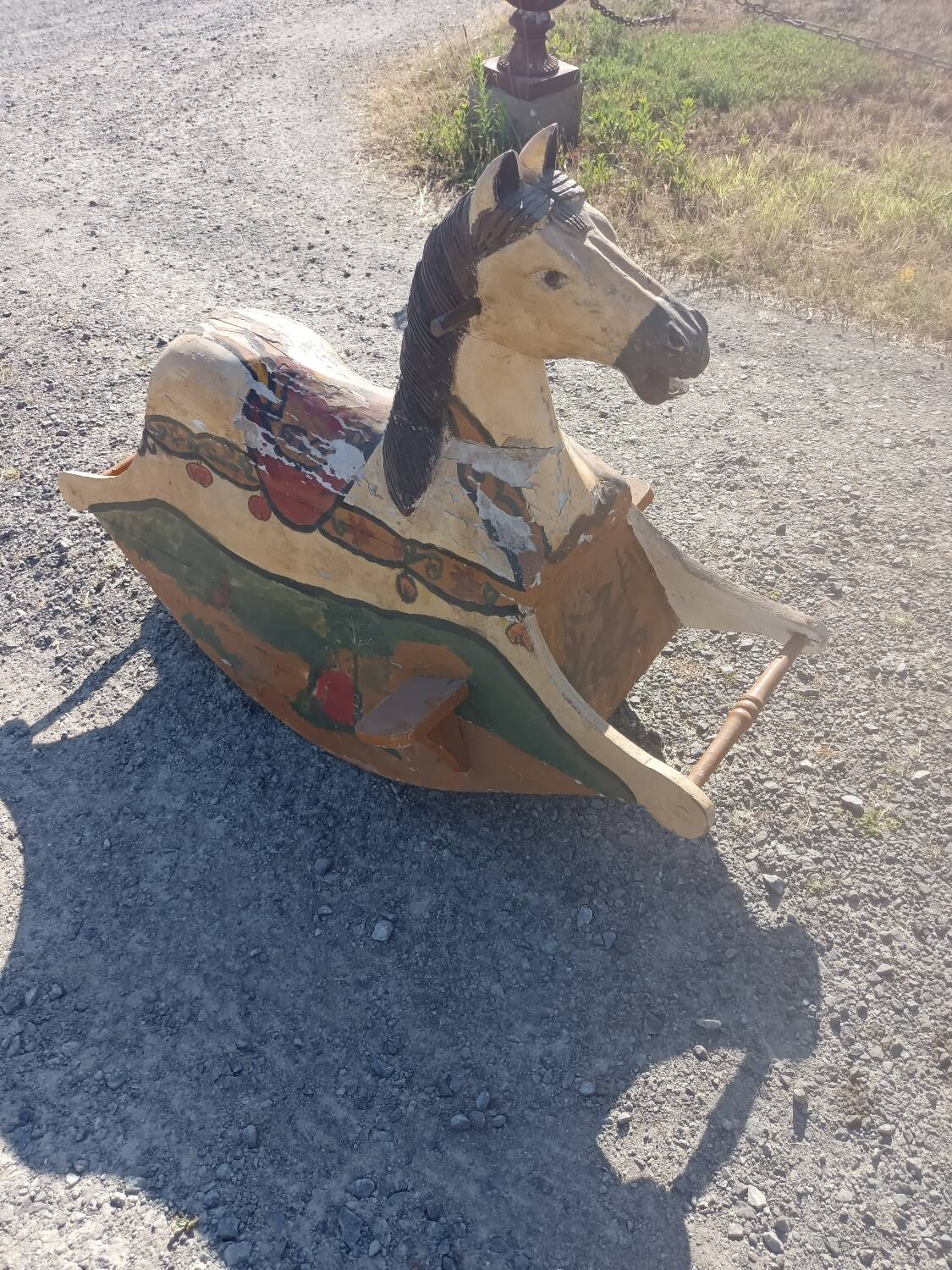 Antique rocking horse
