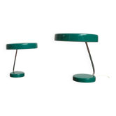 Mid-Century German Minimalist 6658 Table Lamps from Kaiser Idell / Kaiser Leuchten, 1960s, Set of 2