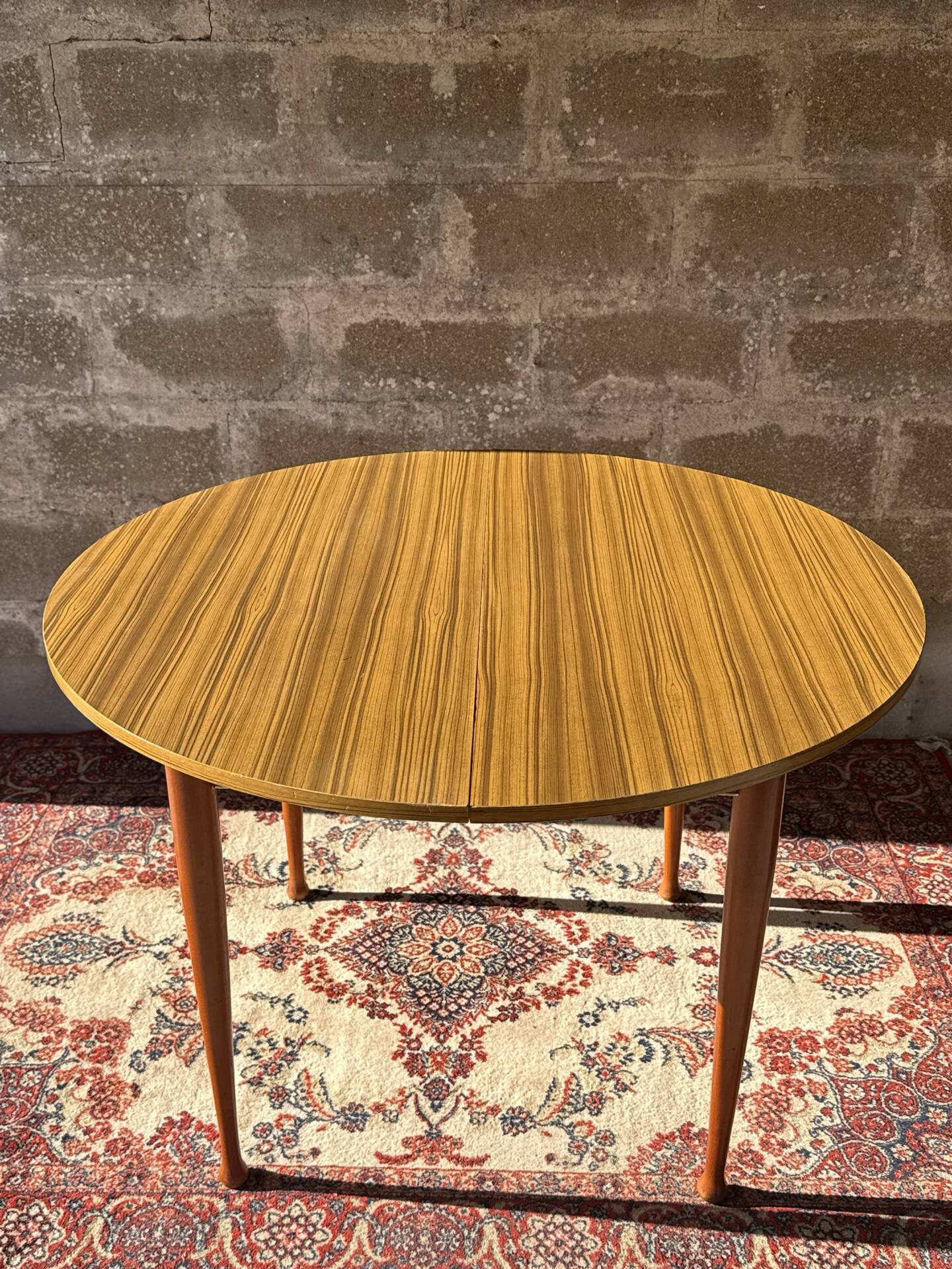 Table vintage scandinave style teck, 4 personnes, 1970